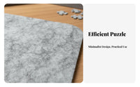 Lightweight Felt Jigsaw Board Set Large Capacity 1000 Piece Jigsaw Workstation Non-Slip Surface Game Accessory for Families, Adults, Seniors, Travel, Small Areas, Living Room, Vacation