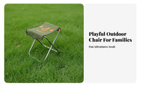 Collapsible Moon Chair Lightweight Camping Seat Sturdy for Fishing, Campers