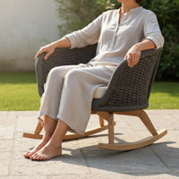Rattan Sofa Set Waterproof Wicker Sofa Set Garden Sectional Weather-Resistant Easy to Relax for Balcony