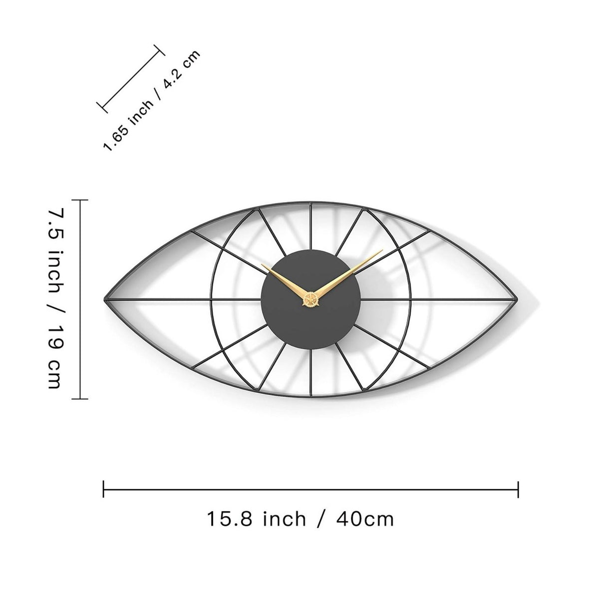 Quiet Wall Timepiece Minimalist Modern Wall Timepiece Non-Ticking for Office