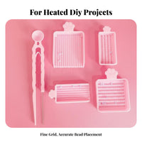 Fuse Bead Picking Tray Kit Sorting Tools Versatile Craft Design Board for Maker , Hobbyists, DIY Crafts, Parties, Home
