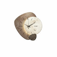 Modern Decorative Timepiece Silent Movement Irregular Shape Clock for Bedroom