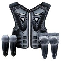 Kids Motorcycle Protective Riding Armor Suit, Breathable, Off-Road, Thickened