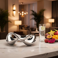Nordic Fruit Tray Easy to Clean Stainless Steel Fruit Bowl Dishwasher Safe