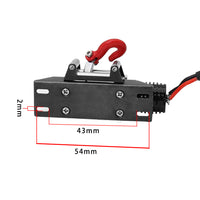 SCX10 Rock Crawler Model Accessory Winch Off-Road Vehicle Electric Winch Simulation Rock Crawler Winch Switch