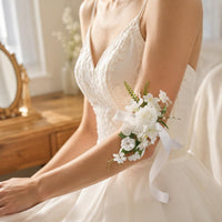 Wedding Arm Flower Photo Prop Bridal Arm Cuff Elegant for Bridesmaids, Friends