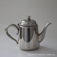 304 Stainless Steel Coffee Pot Commercial Restaurant Anti-Scalding Water Kettle Hotel Club Teapot