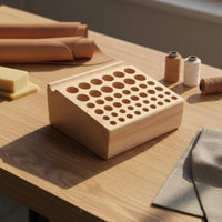 Leather Working Tool Rack Multi-Hole Design Leather Craft Tool Organizer