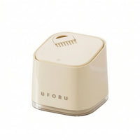 Mini Trash Can with Lid Compact Tabletop Waste Bin Plastic for Vanity