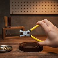 Leather Punching Curved Leather Hole Puncher Manual for DIYers, Hobbyists
