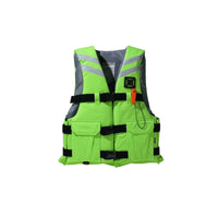 Adjustable Buoyancy Life Vest Sleeveless Life Jacket with Whistle Front-Opening PFD Secure for Paddleboarding