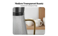 Easy to Clean Glass Water Jug Safe Large Capacity Juice Pitcher Anti-Leak-Proof Spout for Homeowners, Families, Home, Refrigerator