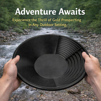 Extra Large Gold Washing Pan, Geology Student Tool for River Prospecting, Stream Panning, Outdoor Ad - Image 4