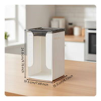 Instant Pasta Storage Box With Lid Foldable Pantry Bin Space Saving for Cabinet