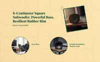 8" Subwoofer, 330W, 4-Ohm