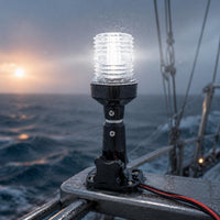 Vertical Anchor Light Splashproof Aluminum Pole Boat Lamp