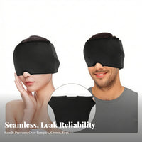 Low-Profile Gel Head Cover | Hot and low-temperature application, Shock-Absorbing Pressure Relief, Gel Cap, for Sports Recovery