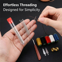 Sewing Supplies and Kit for Adults for Mending Clothes, 36-Piece for Kids Ages 8-12 with Large Eye Steel