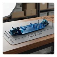1/12 Scale Car Drivetrain Kit Stable Base Metal RC Car Chassis Kit Precision Machined Hobby Part for DIY Enthusiasts