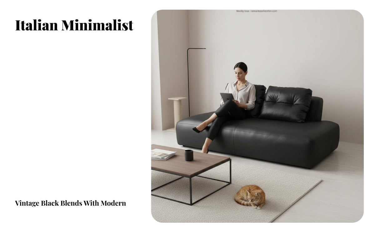 Italian Inspired sectionable Block Sofa Minimalist aesthetic Living Room Furniture scuffResistant Couch Petaccommodating for Design aficionados, Homeowners, Apartment Dwellers, Lounge Area, Studio, Office