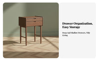 Dressing Table Set with Mirror Vintage Design Makeup Desk Space-Saving Multiple Storage Drawers for Women, Homeowners, Apartment