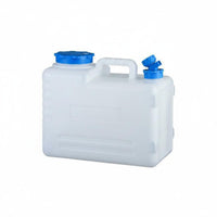 Water Container Jug with Spigot Rectangular Portable Water Tank Easy to Clean for Journeyers
