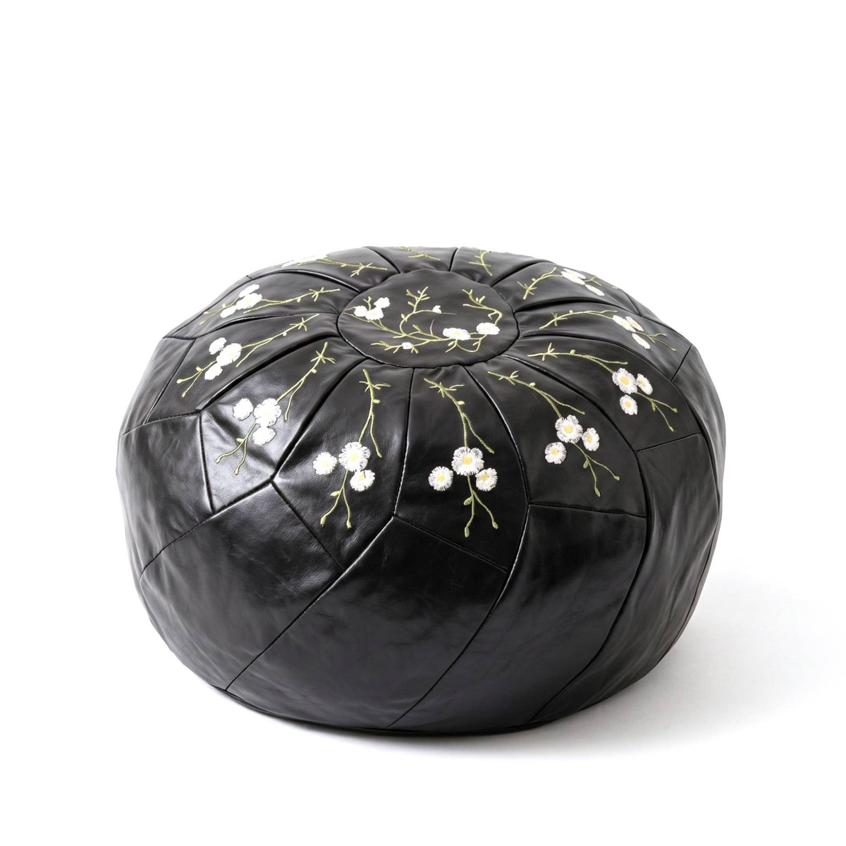 Footstool Round Storage Ottoman Storage Ottoman Zipper Opening