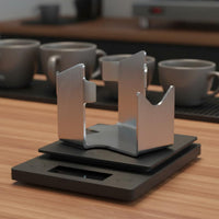 Portafilter Weighing Stand Stable and Sturdy Espresso Portafilter Holder Anti-Slip Espresso Expert Accessory for Baristas, Cafe