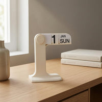 Desktop Flip Calendar Space Saving Date Board Reusable