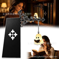 Ghost Bookshelf Lantern Halloween Decorative Night Light