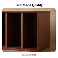 Glass Door Hutch Vintage Design bookshelf for Home Office, Bedroom, Collectors