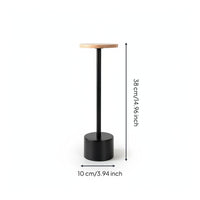Decorative Hat Display Matte Black Tabletop Hat Stand Wood Top
