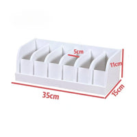 Belt Storage Organizer with Compartments Space-Saving for Closet, Dresser