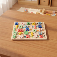 Educational Inset Puzzle Early-Learning Wooden Puzzle Easy-to-Grasp Sorting Board Smooth for Homeschooling