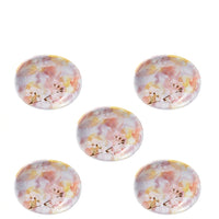 Mino Ware Ceramic Plate Set, 9.9-inch Sakura Tokusa