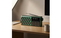 Numeric Keypad Digital Portable Radio Telescopic Antenna USB Bluetooth Radio Recording Function