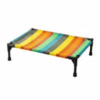 Mesh Dog Cot Easy Clean Elevated Pet Cot Indoor Outdoor Use Raised Pet Bed for Dogs, Cats, Summer