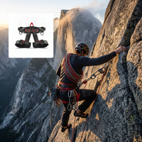 Climbing Sit Harness with Padded Waist High Strength Strong for Climbers, Climbers, Mountaineering