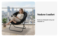 Adjustable Backrest Lounger Foldable Design Adjustable Floor Lounger for Bedroom