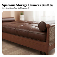 Pull-Expandable Sofa Bed Multi-Functional Pull-Expandable Loveseat Bed Two-in-oneUse Easy Conversion for Young Adults