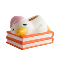 Cute Avian-Shaped Tissue Box Duck-Shaped Holder Easy to Home Decor for Desk