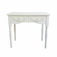 Ornate Dressing Table Set Multi-Drawer Storage for Apartment, Girls, Homeowners