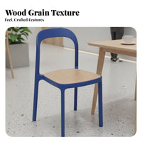 Molded Armchair Stackable Dining Chair Indoor & Outdoor Use Easy to Clean for Homeowners