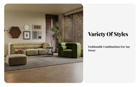 Nordic Aesthetic Modular Block Sofa High-Resilience Foam L-Shaped Chaise Lounger Wear-Resistant Living Room Furniture Solid Wood Frame for Apartment Dwellers, Guesthouse Owners, Interior Designers, Reception Area, Bedroom