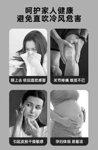 New Transparent Vertical Round Air Conditioner Deflector Anti-Direct Blow Windshield for Pregnant Women