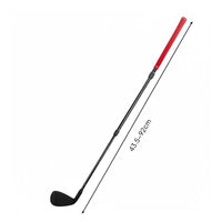 Aluminum Alloy Golf Chipping Club Non-Slip Grip Telescopic Golf Club Muscle Memory Training Retractable Swing for Golfers, Beginners
