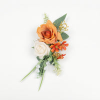 Artificial Rose Boutonniere Faux Boutonniere with Clip Elegant for Groomsmen