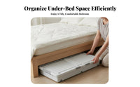 Rolling Underbed Drawer Stackable Under-Bed Rolling container sturdyDuty Frame