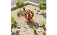 Retro Water Wheel Model Scenery Decoration for Collectors