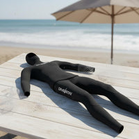 Thermal Insulation Two-Piece Snorkeling Suit Four-Way Stretch Two-Piece Diving Suit Slim Fit 3mm Neoprene Wetsuit Reduces Drag for Women, Men, Surfing